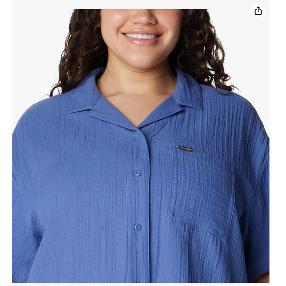 Columbia Women's Holly Hideaway Breezy Top 3X EVE View 3